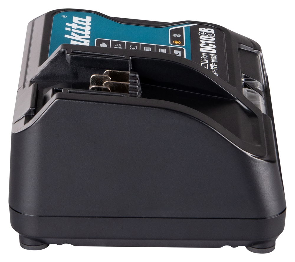 Makita DC10SB-EU Battery Charger, 10.8 V, 12 V for use with BL1015, BL1020B, BL1040B, Euro Plug