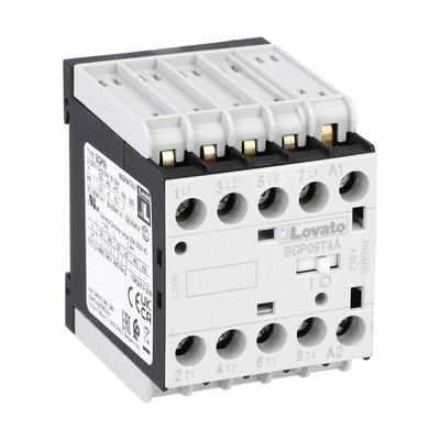 Lovato BGP09 Contactor, 24 V Coil, 4-Pole, 20 A, 22 kW, 690 V