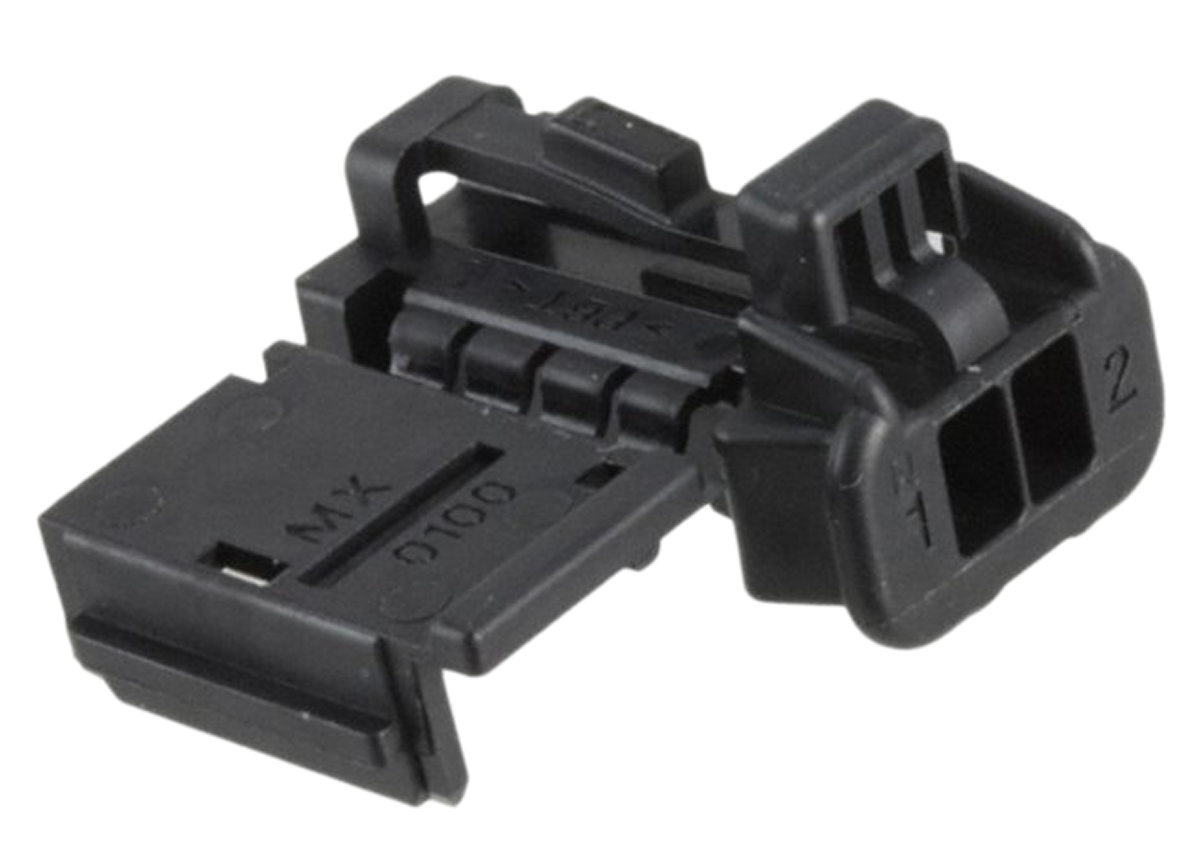 Molex, NSCC Automotive Connector Socket Black Cable Mount 2 Way, Crimp Termination 98817-1021