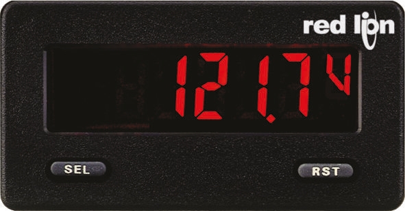 Red Lion CUB5 LCD Digital Panel Multi-Function Meter for Current, Voltage, 39mm x 75mm