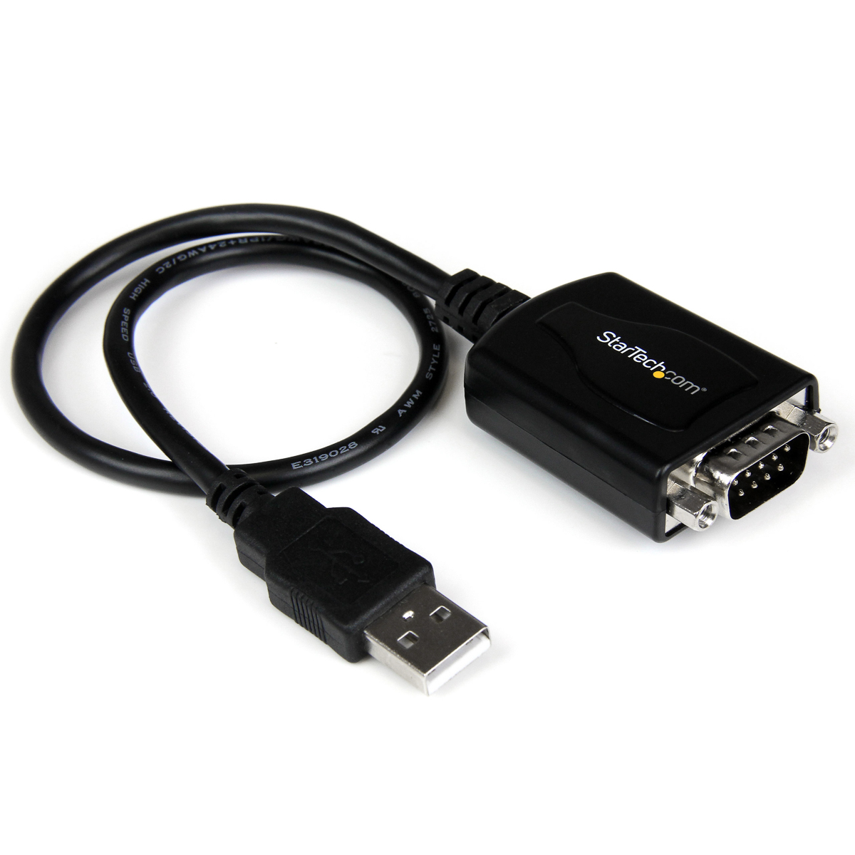 StarTech.com RS232 USB A Female to D-sub, 9 Pin Male Interface Converter