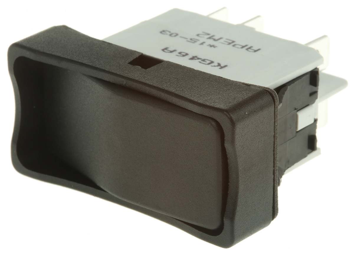 APEM DPST, On-On Rocker Switch Panel Mount