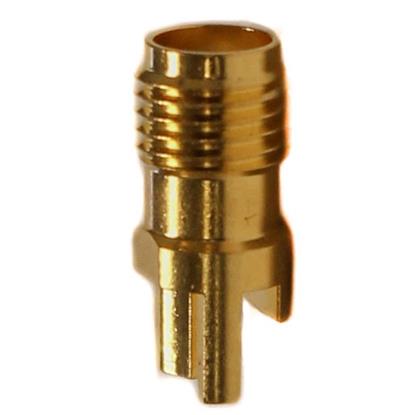 Mueller Electric, Jack Edge Mount SMA Connector, 50Ω, Solder Termination, Straight Body