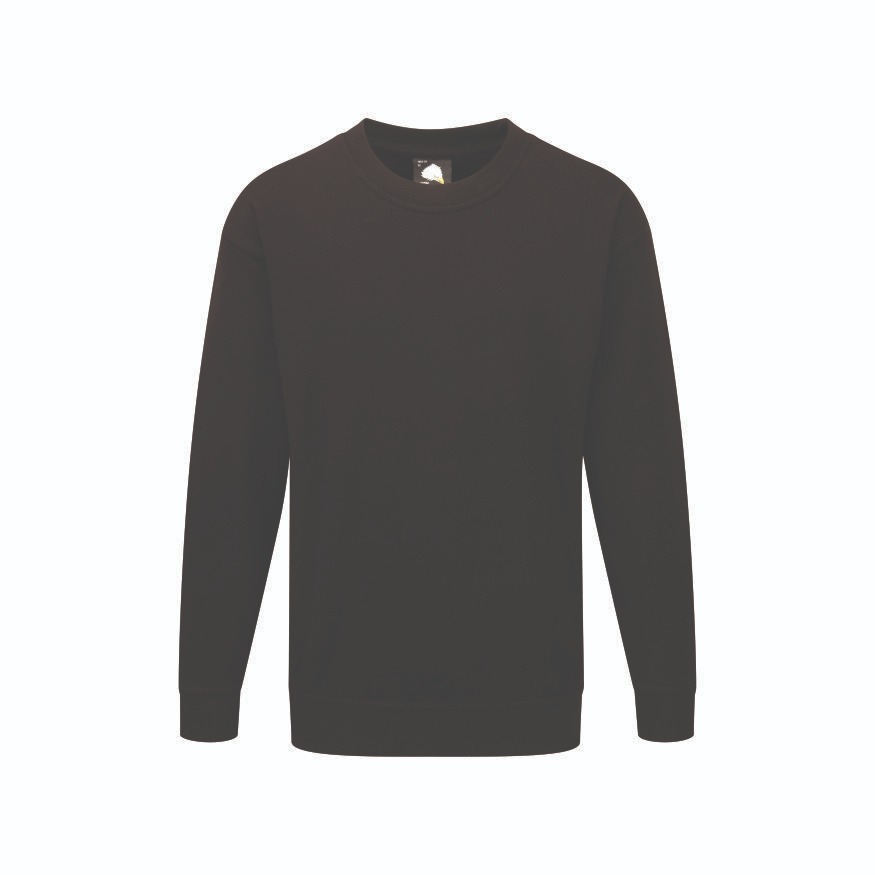 Orn 1255 Black 100% Cotton Work Sweatshirt S