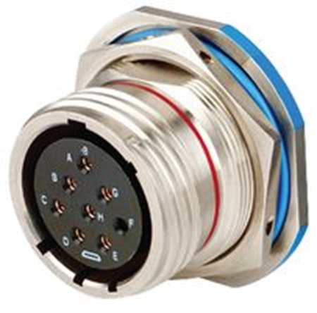 Amphenol Limited, D38999 Threaded Entry 55 Way Jam Nut MIL Spec Circular Connector Receptacle, Socket Contacts,Shell