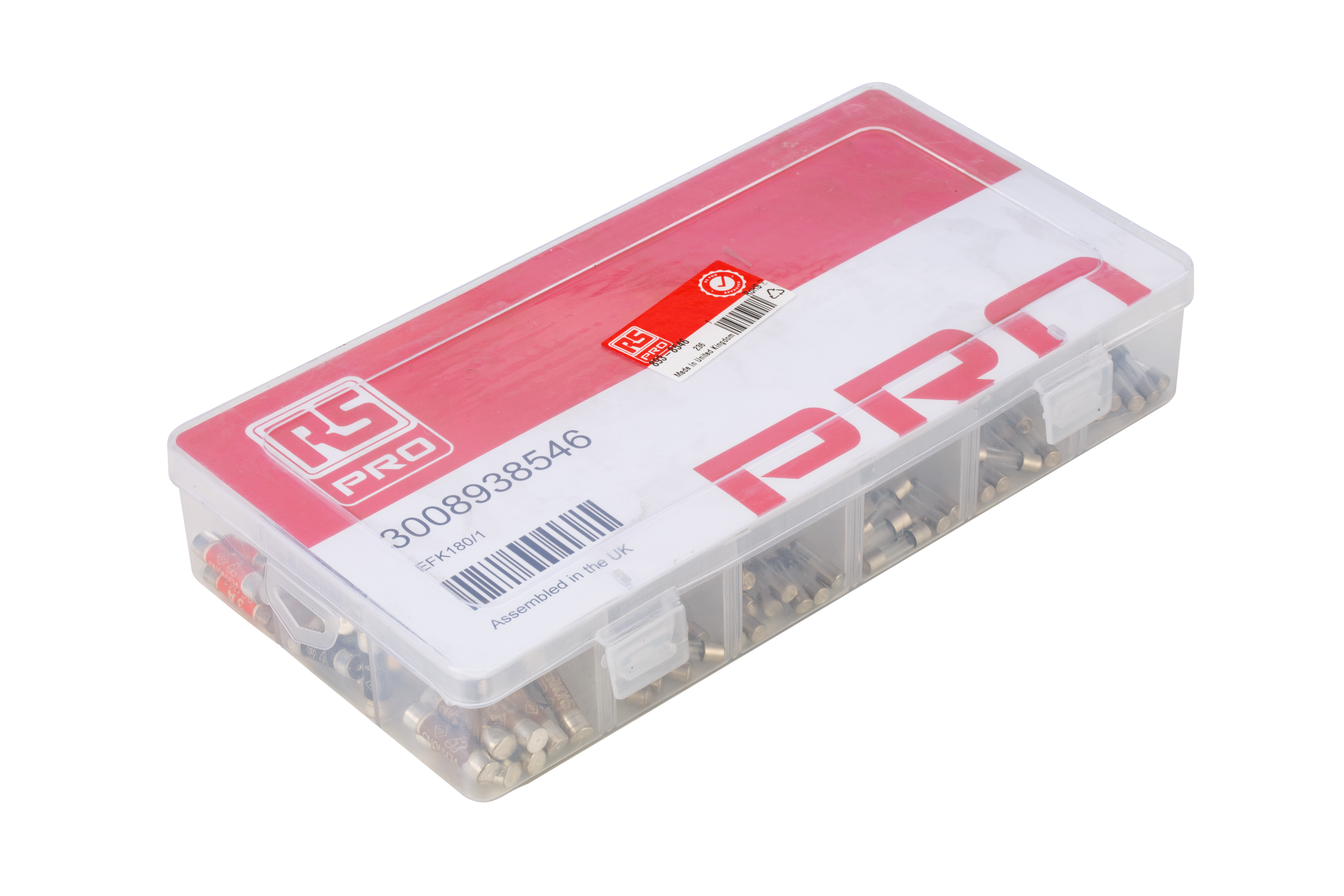 RS PRO BS 1362, F, T Fuse Kit