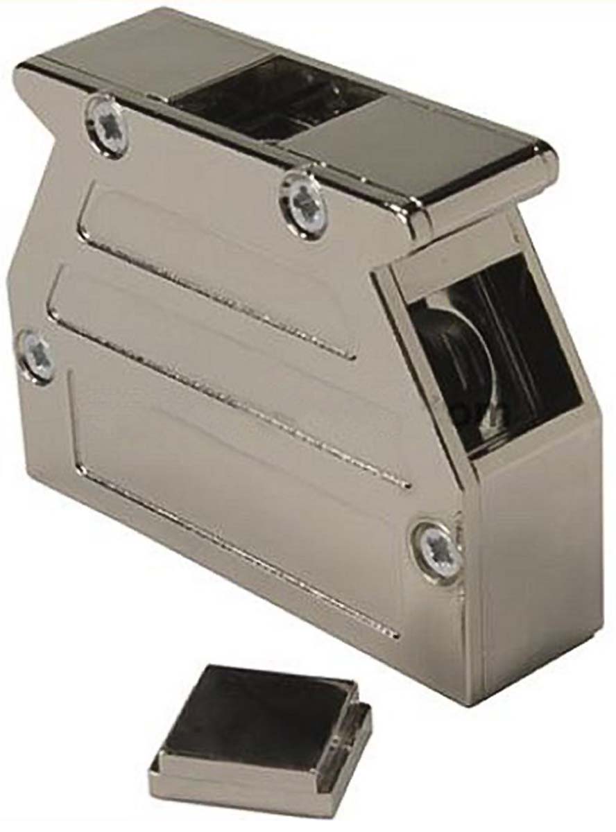 HARTING Metal Plated Plastic Angled, Straight D Sub Backshell, 50 Way