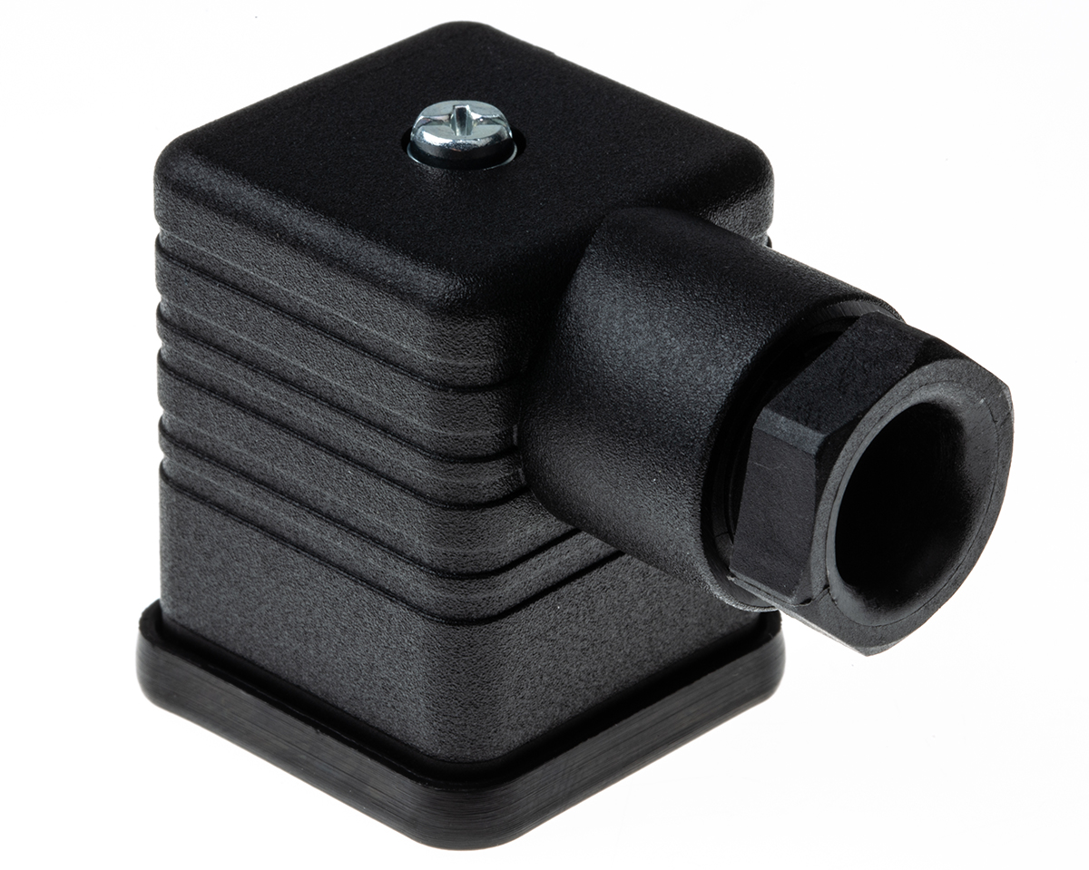 Hirschmann GDM 3P+E DIN 43650 A, Female Solenoid Valve Connector, 250 V Voltage