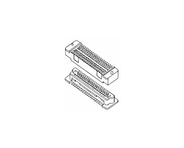 Amphenol Communications Solutions BergStak Series Straight Surface PCB Header, 100 Contact(s), 0.8 mm Pitch, 2 Row,
