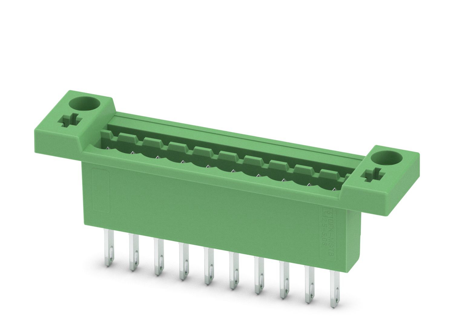 Phoenix Contact, 5.08mm Pitch, COMBICON Control, 10 Way, , Pluggable Terminal Block, Feed Through Header, Panel Mount,