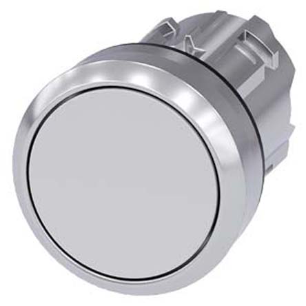 Siemens SIRIUS ACT 3SU10 Series White Latching Push Button, 22mm Cutout, IP66, IP67, IP69K