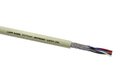 Lapp UNITRONIC Series Data Cable, 10 Pairs, 20 Cores, 0.22 mm², Screened, 24 AWG, 50m, Screened Shield, Li2YCY Cable