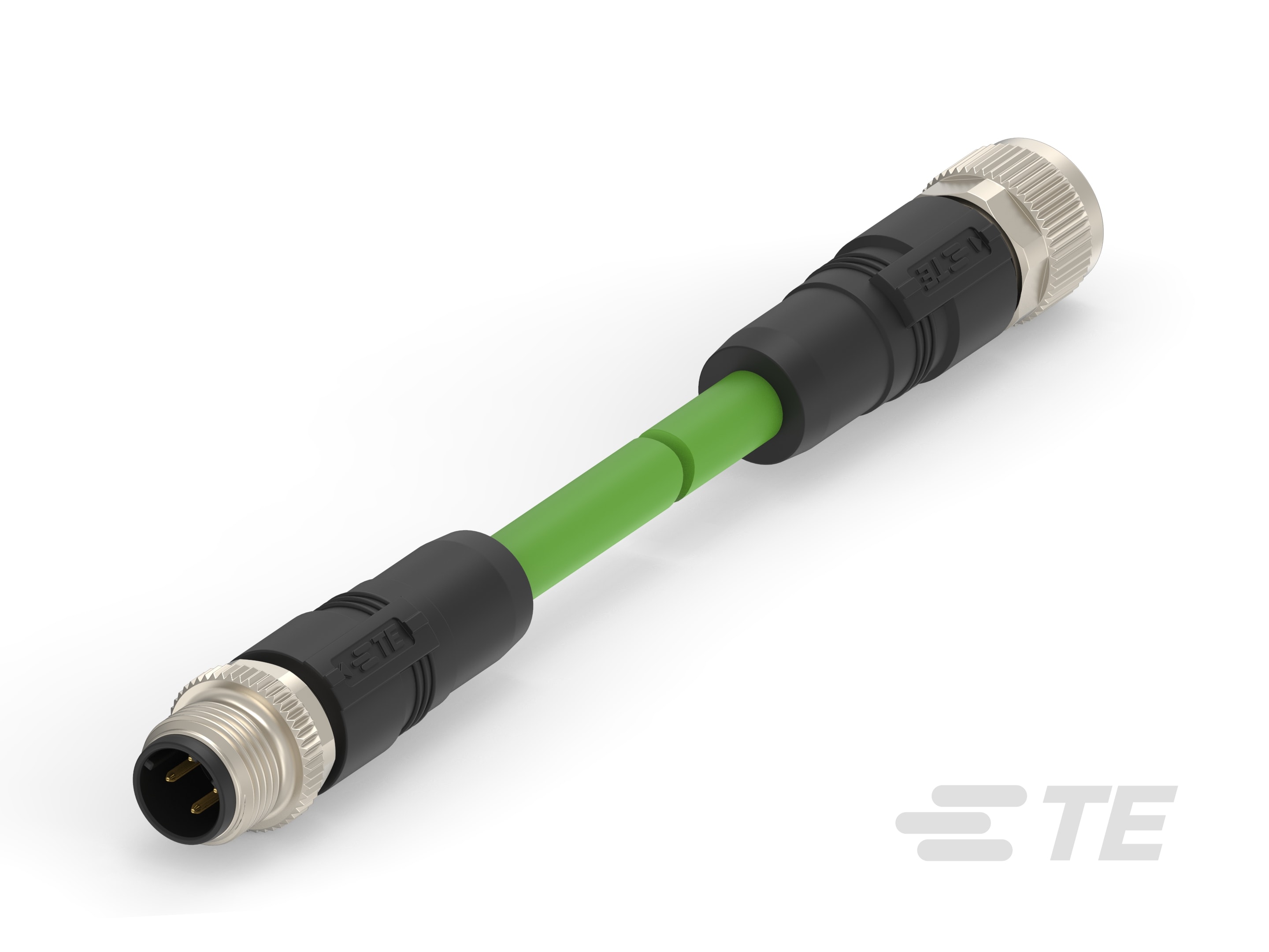 TE ConnectivityTAD14545101-001, 0.5m Cat5e M12 to Female M12 Male, Terminated