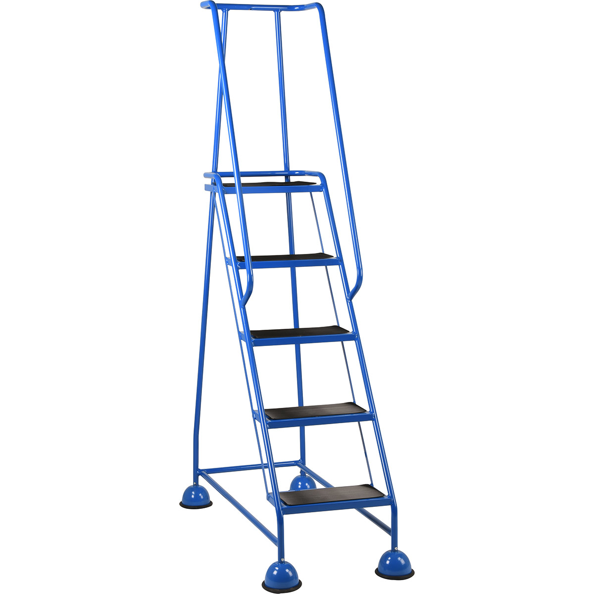 RS PRO Steel 5 steps Step Ladder, 1.27mm platform height, 2.87m open length