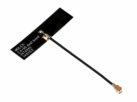 Molex 1461539100 Panel Antenna with MHF1 Connector, WiFi