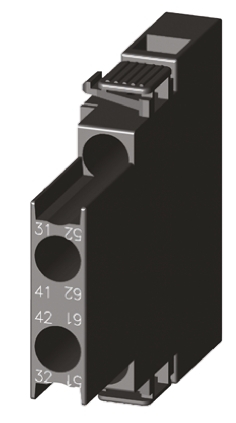 Lateral Auxiliary Contact with Screw Terminal, 2NC, 10 A, 600 V dc, 690 V ac