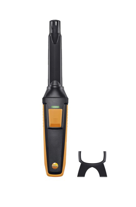 Testo CO2 Probe for CO2, Humidity, Temperature, +50°C Max, 95%RH Max, Battery-Powered