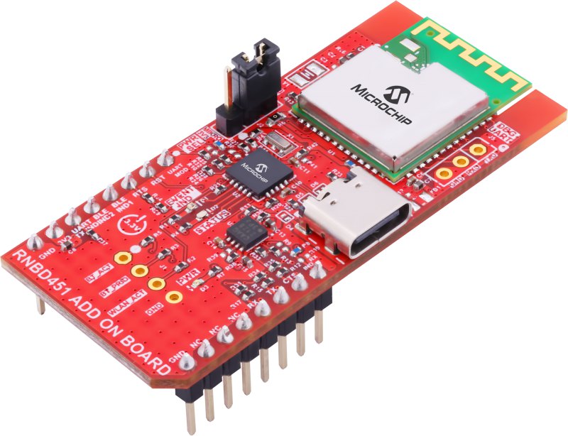 Microchip EV25F14A RNBD451 Bluetooth Evaluation Board EV25F14A