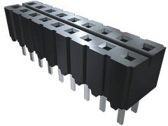 Samtec CES Series Straight Through Hole Mount PCB Socket, 5-Contact, 1-Row, 2.54mm Pitch, Solder Termination