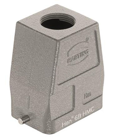 HARTING Han HMC Heavy Duty Power Connector Hood, M25 x 1.5 Thread, Top Entry Han B HMC Range
