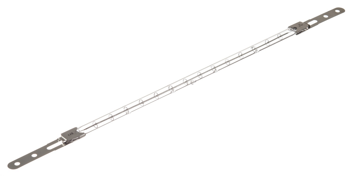 RS PRO 500 W X Strap Infrared (IR) Heat Lamp 210 mm, 230 V