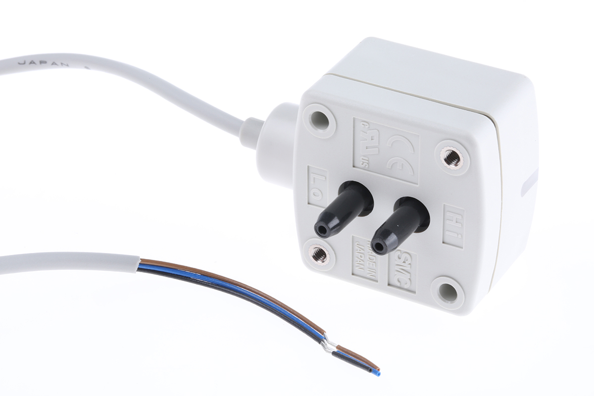 SMC Pressure Sensor 65kPa, 12 → 24V dc, IP40 50 kPa