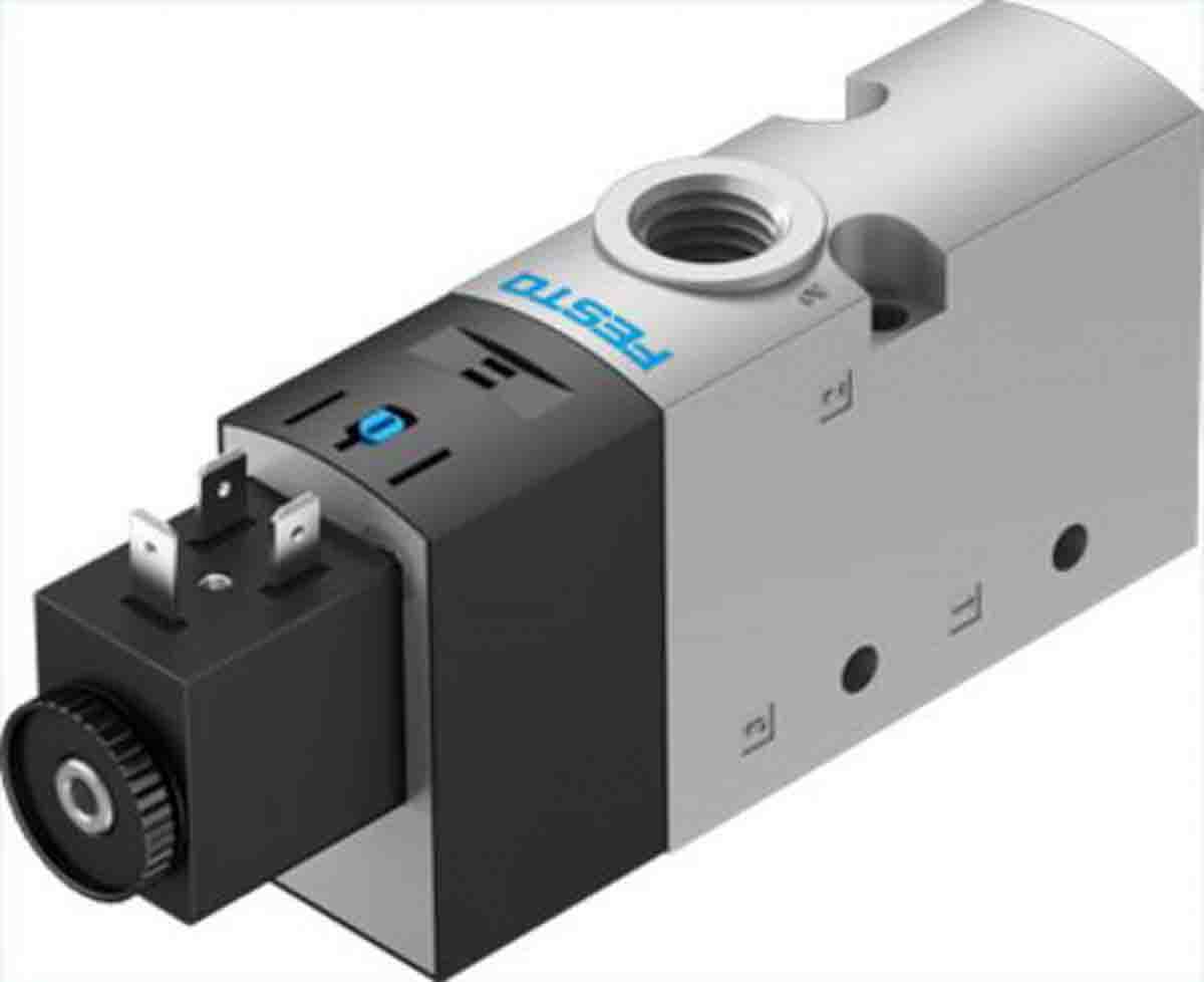Festo 3/2 Closed, Monostable Solenoid Valve - Electrical G 1/4 VUVS Series, 575481