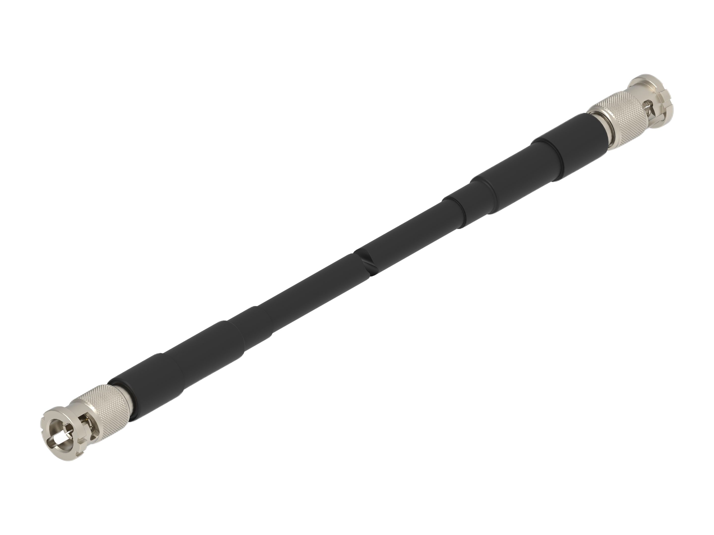 TE Connectivity 2483407 Series, 1 m, NFC55a NF Coaxial, Terminated 75 Ω