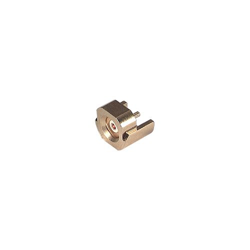 Huber+Suhner 92_MMB Series, Jack Edge Mount Coaxial PCB Connector, 50Ω, Edge Mount Termination, Vertical Body
