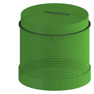 Siemens 8WD44 Series Green Flashing Effect Beacon Unit, 24 V dc, Xenon Bulb, DC, IP65