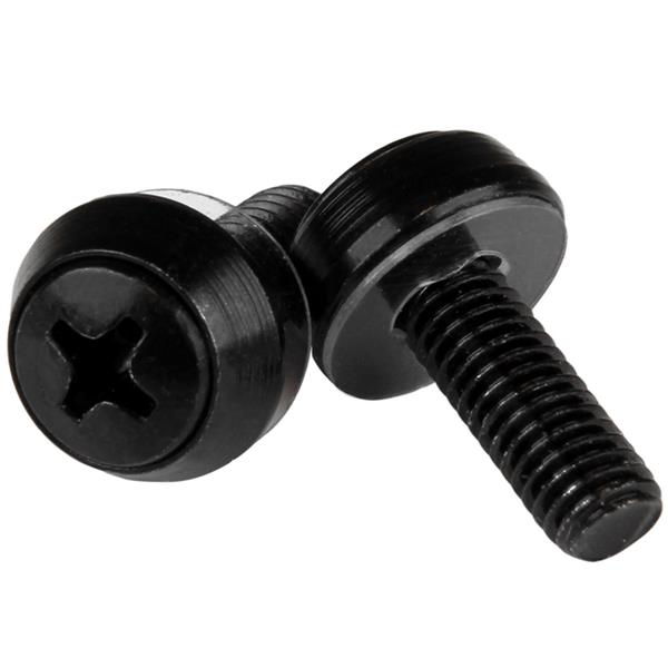 StarTech.com CABS Series Screw for Use with Rack Mounting, M6mm Thread, 50 Piece(s), 0.6 x 0.6 x 0.6in