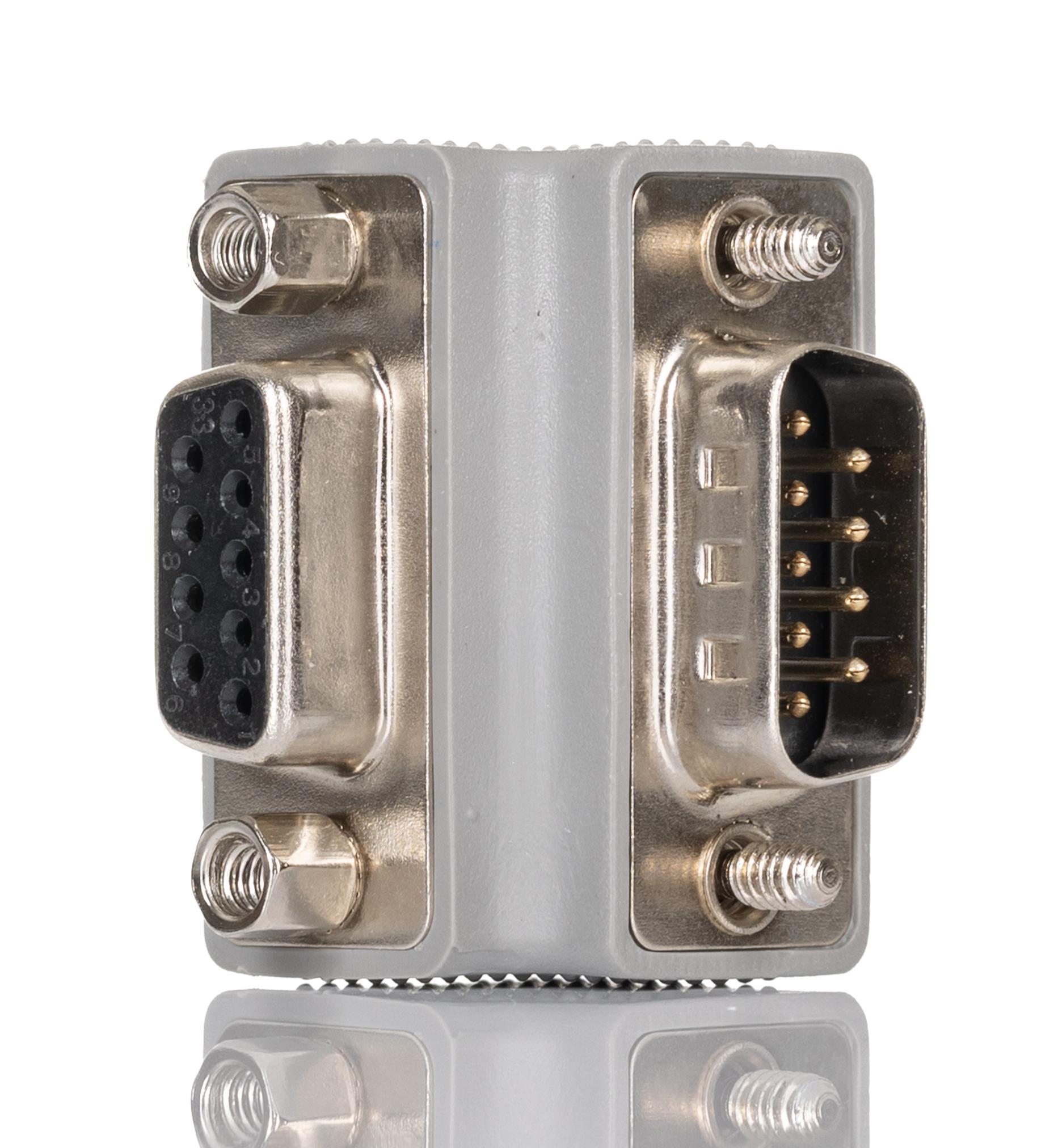 StarTech.com D Sub Adapter Male 9 Way D-Sub to Female 9 Way D-Sub