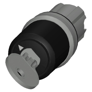 Siemens SIRIUS ACT 3SU10 2-position Key Switch Head, Latching, 22mm Cutout
