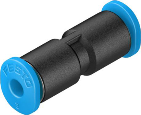 Festo QSM Series Reducer Nipple, Push In 4 mm to Push In 3 mm, Tube-to-Tube Connection Style, 130760