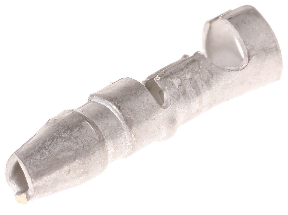 TE Connectivity, 170020 Uninsulated Crimp Bullet Connector, 0.5mm² to 2.27mm², 20AWG to 14AWG, 4mm Bullet diameter Male