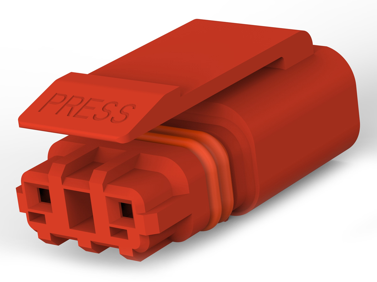 TE Connectivity SlimSeal Connector Miniature Series Miniature, 2-Pole, Male, 2-Way, Cable Mount, 5A, IP67