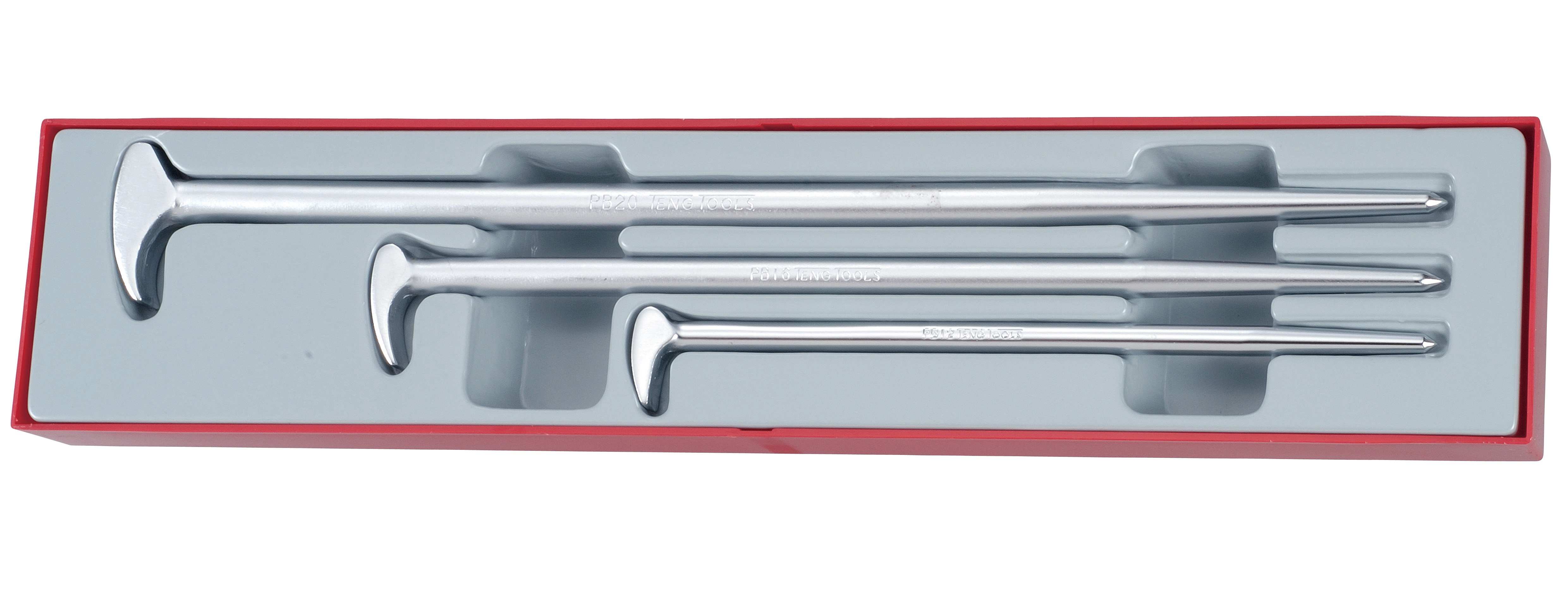 Teng Tools Crowbar, 300 mm, 400 mm, 500 mm Length