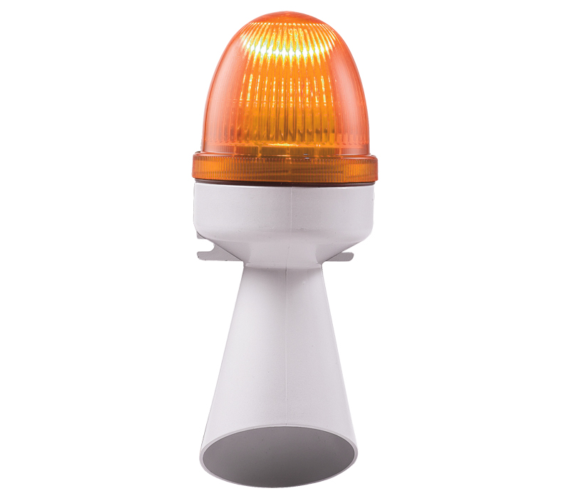 RS PRO Amber Sounder Beacon, 24 V ac, IP43, Screw Mount, 96dB at 1 Metre
