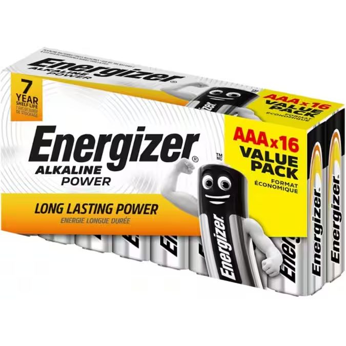 Energizer Industrial Zinc Manganese Dioxide AAA Batteries 1.5V