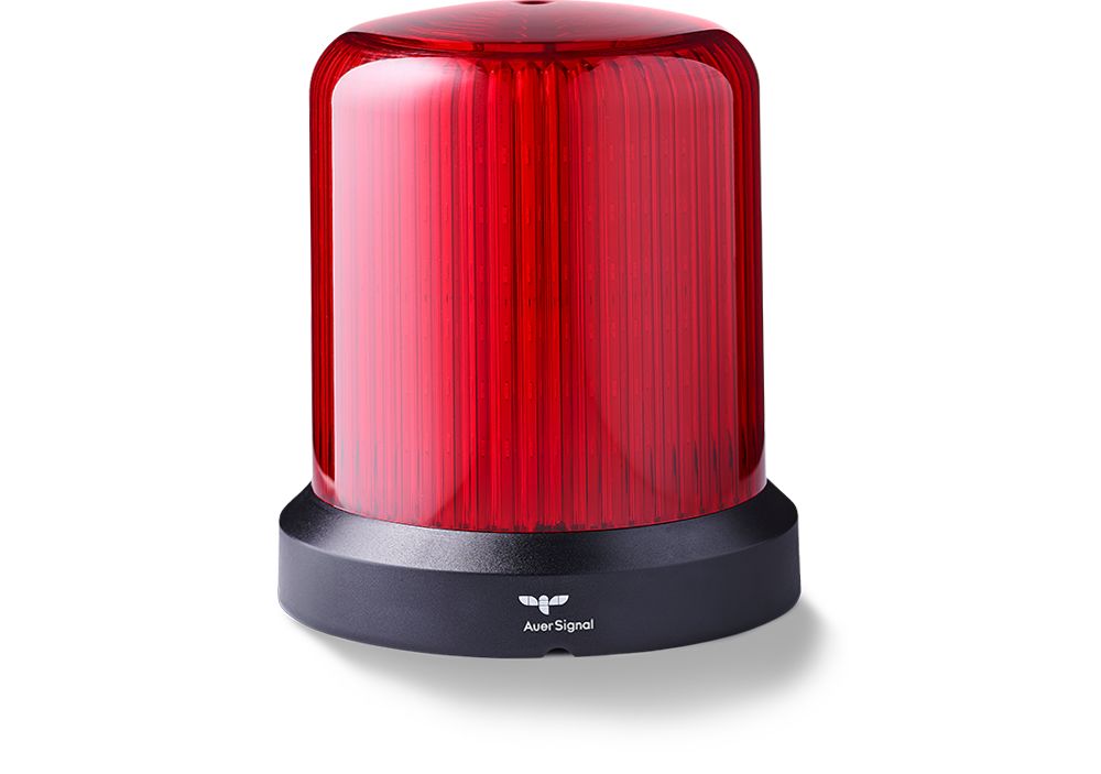 AUER Signal RDM Series Red Dimming, Flashing, Pulsating, Rotating, Steady, Strobe Beacon, 12 V dc, Horizontal, Tube