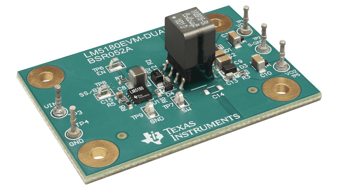 Texas Instruments Wide VIN PSR Flyback Converter Evaluation Module Flyback Converter for LM5180 for LM5180