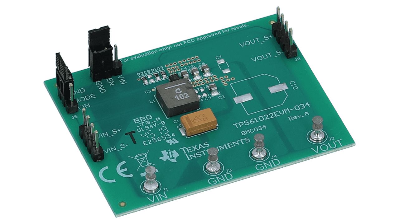 Texas Instruments Evaluation Module Power Management for TPS61022 for TPS61022