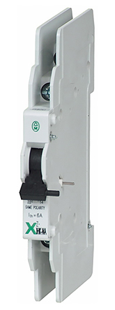 Eaton Auxiliary Contact, 2 Contact, 1NC + 1NO, DIN Rail Mount