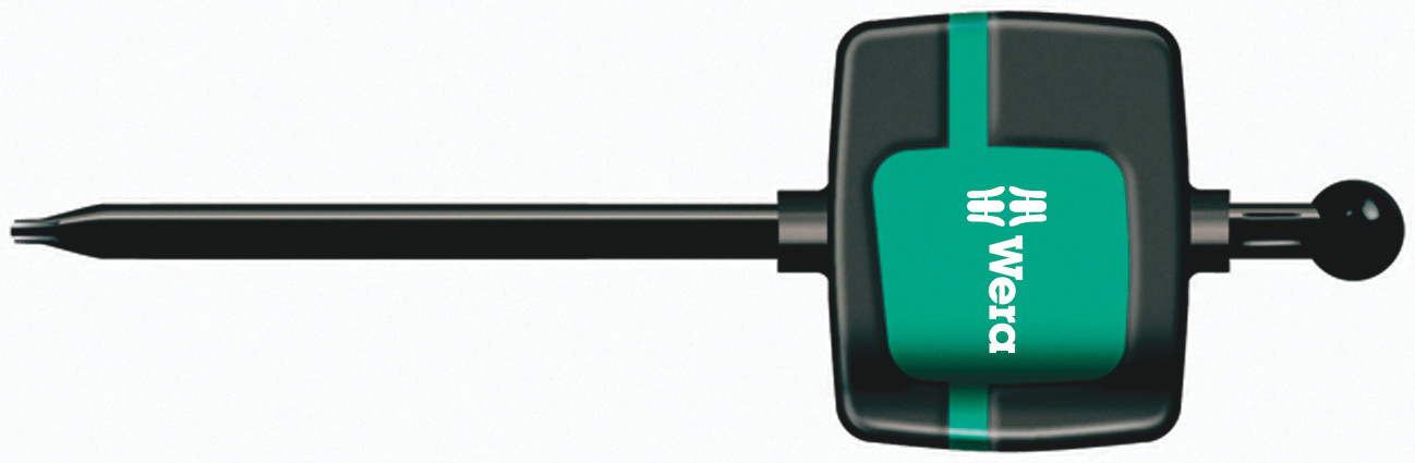 Wera 1-Piece Torx Key, TX10 Size, Straight Shape