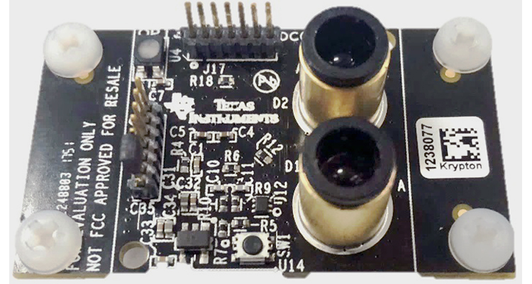 Texas Instruments ToF Sensor Evaluation Module for OPT3101 OPT3101