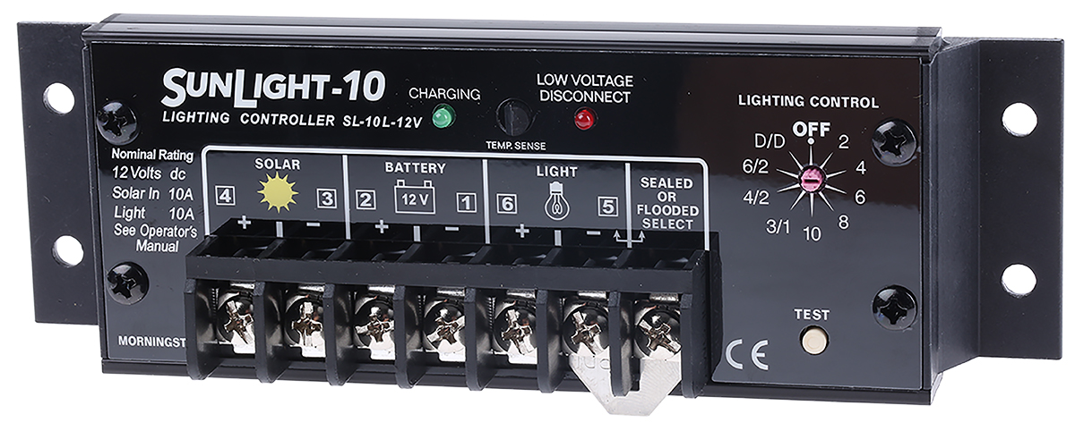 Morningstar 12V dc 10A Solar Charge Controller