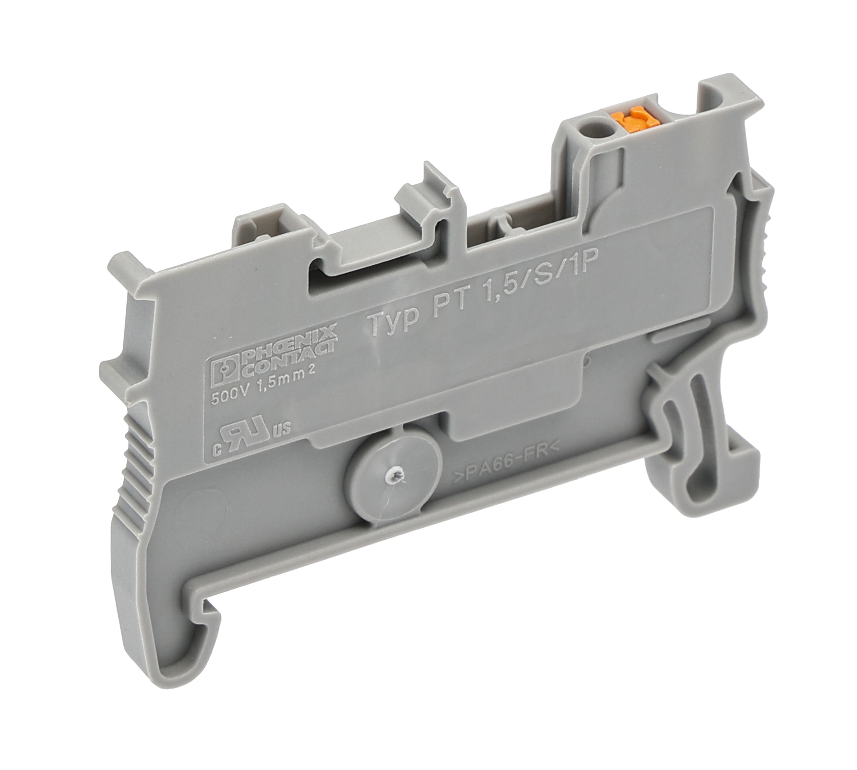 Phoenix Contact 3208582 PT 1 Series Grey, 0.14 → 1.5mm², Push In Termination