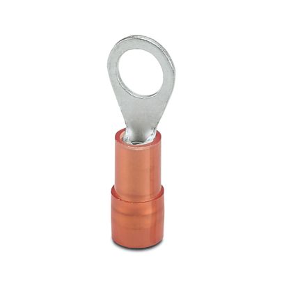 Phoenix Contact Insulated Ring Terminal, M5mm Stud Size, Red