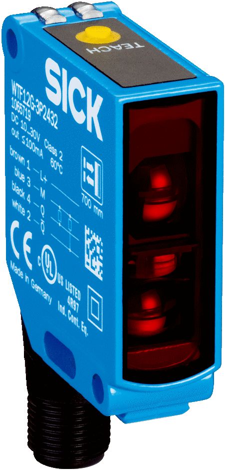 Sick Foreground Suppression Photoelectric Sensor Block Sensor, 150 mm → 700 mm Detection Range
