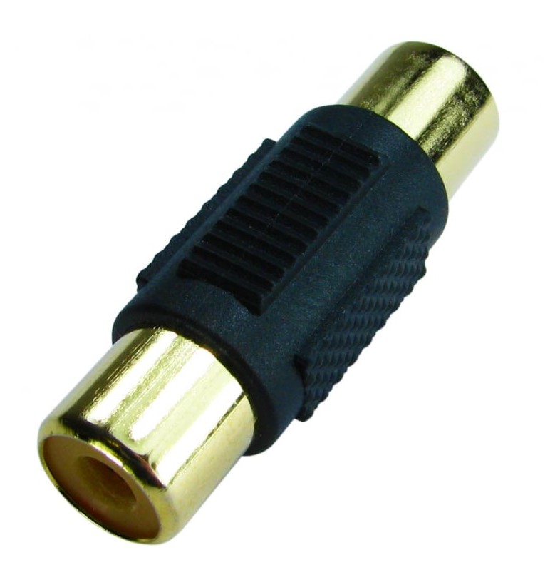 RS PRO A/V Connector Adapter, Female RCA to Female RCA